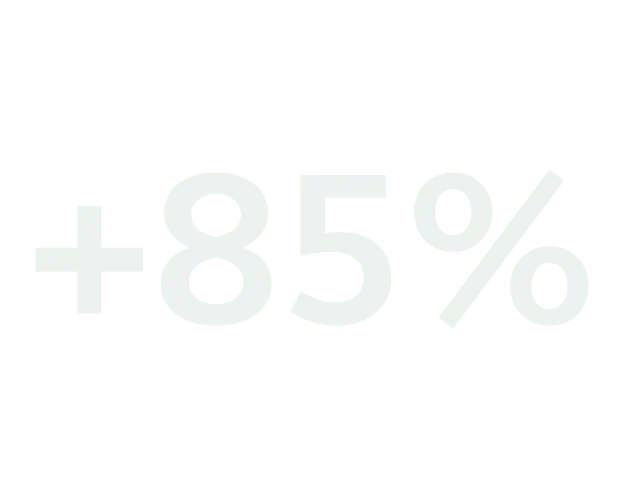 85% of supervisors feel more connected to their teams